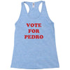 vote for pedro film retro napoleon classic sticker transfer iron on Racerback Tank