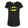 batman Maternity Scoop Neck T-shirt