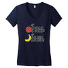 a'chomp chomp! Women's V-Neck T-Shirt