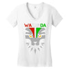 redesignsideas for the flag of wakanda Women's V-Neck T-Shirt
