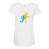 Portal Man Maternity Scoop Neck T-shirt