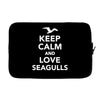 keep calm and love seagulls Laptop sleeve