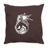 angry bomb Throw Pillow