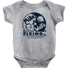 mike &amp; wolf's fixing co Baby Bodysuit