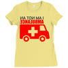 not an ambulance Ladies Fitted T-Shirt