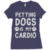 pet dog ladies slogan Ladies Fitted T-Shirt