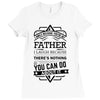 I Smile Youre Father Laugh Cant Do Anything Tshirt Ladies Fitted T-Shirt