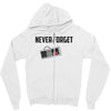 never forget Zipper Hoodie