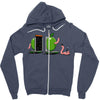 worm magic Zipper Hoodie
