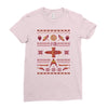 shiny sweater Ladies Fitted T-Shirt