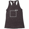 think outside the box Racerback Tank