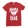 mama bear samples Ladies Fitted T-Shirt