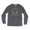 i'd rather be hunting deer antlers ammo hunt gear merica cool Long Sleeve Shirts