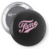 official fame Pin-back button
