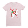 santa Ladies Fitted T-Shirt