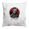 red sun hatake Throw Pillow