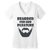 mens bearded Women's V-Neck T-Shirt