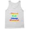 shoot eat sleep repeat gun Tank Top