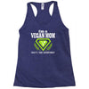 vegan mom's are superheroes! Racerback Tank