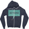 louder than words Zipper Hoodie
