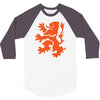 dutch lion rampant 3/4 Sleeve Shirt