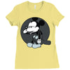 mickey mouse suicide Ladies Fitted T-Shirt