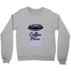 cool coffee please t shirt Crewneck Sweatshirt