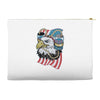 beer eagle graphic Accessory Pouches
