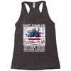 Veteran Don't Thank Me Thank My Brothers &amp; Sister Racerback Tank