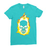 burning man Ladies Fitted T-Shirt