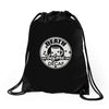 death before decaf Drawstring Bags