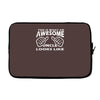 this is what an awesome uncle looks like   mens funny father's day Laptop sleeve