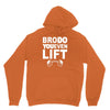 bro do you even lift baseball raglan Unisex Hoodie