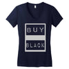 buy black Women's V-Neck T-Shirt