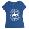 time in the saddle is never wasted Women's Triblend Scoop T-shirt