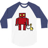 bird powered robot 3/4 Sleeve Shirt
