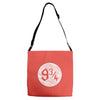 9 3 4 nine three quarters harry potter hogwarts Adjustable Strap Totes