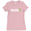 belive alien Ladies Fitted T-Shirt