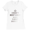 i can't keep calm because i have anxiety Ladies Fitted T-Shirt