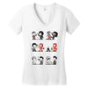 some people shouldn't hi 5 Women's V-Neck T-Shirt