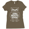 zero hoots given Ladies Fitted T-Shirt
