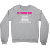 December Girl Hated By Many Crewneck Sweatshirt