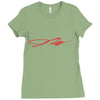 jake paul signature red Ladies Fitted T-Shirt