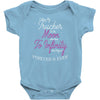 I Love My Trucker To The Moon And Back To Infinity And Beyond Forever Baby Bodysuit