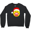 santa laughing smiley Crewneck Sweatshirt