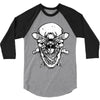 butter skull black 3/4 Sleeve Shirt