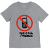 no cell phones V-Neck Tee