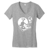 dj et hacke musik Women's V-Neck T-Shirt