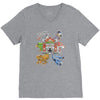 hidden temple V-Neck Tee
