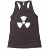 biohazard logo die cut vinyl Racerback Tank